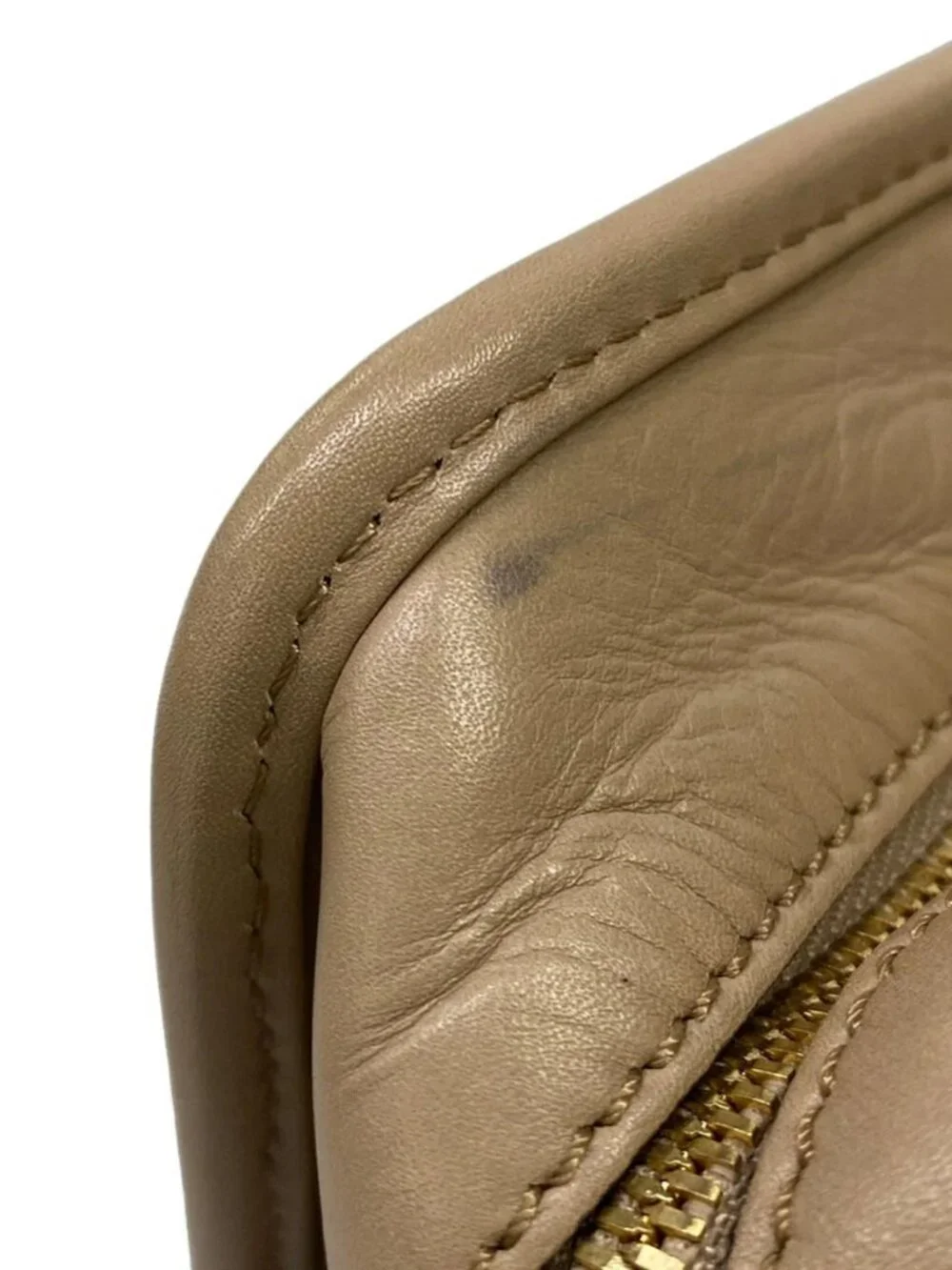 LOEWE Amazona 23 352.39.H71 Beige Leather Handbag